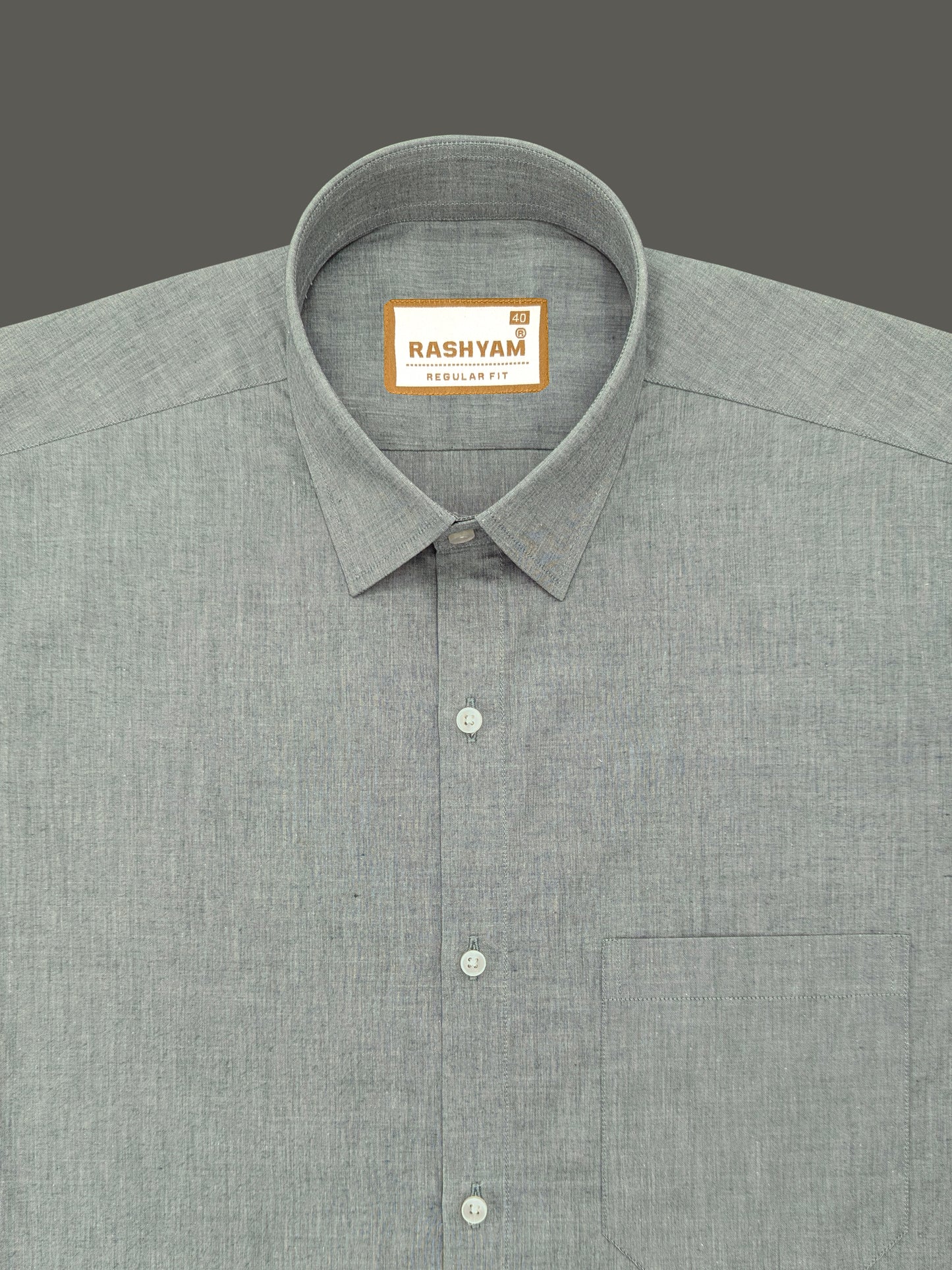 Chianti Premium Oxford Cotton Friar Green Formal Shirt For Men