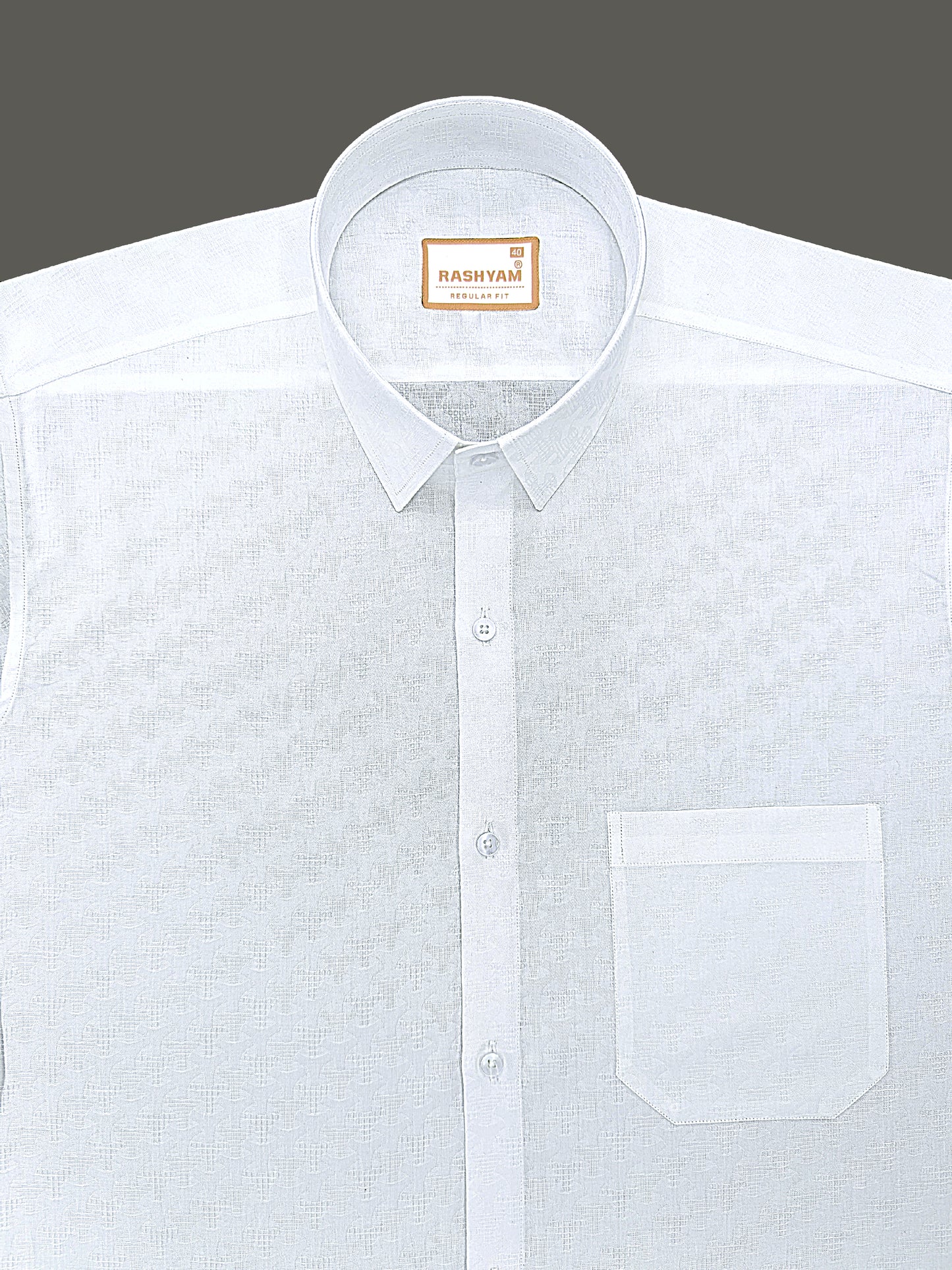 Lanciano Luxury Cotton Broken-Check Designer Formal Shirt For Men