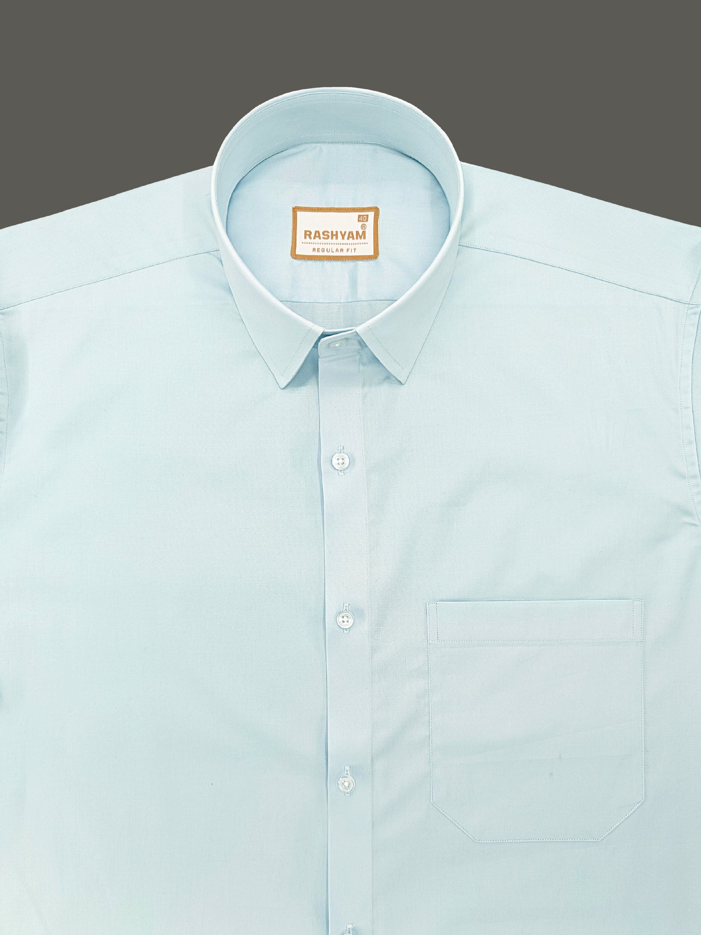 Avellino Luxurious Ice Blue Super Soft Cotton Shirt For Men