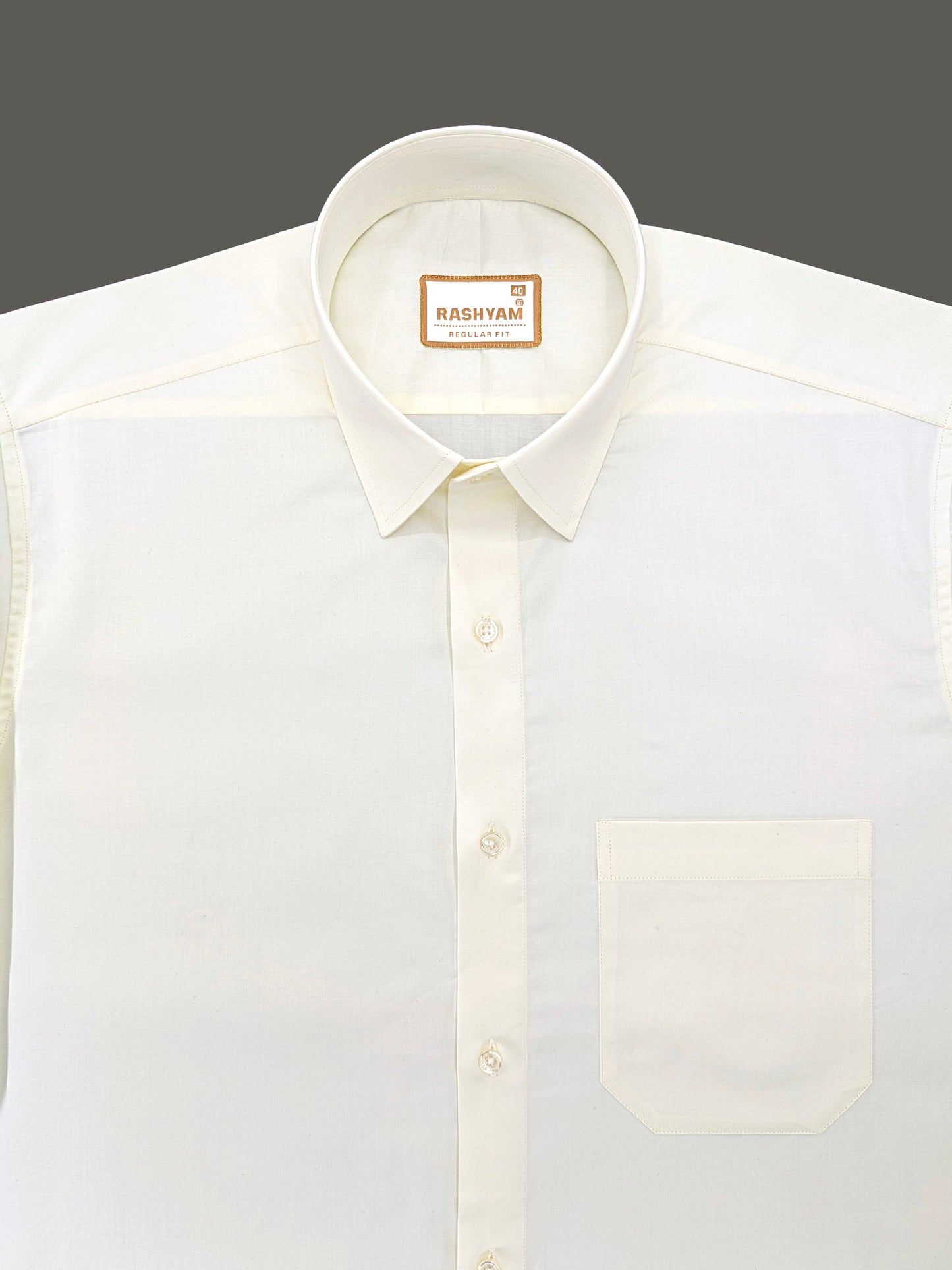 Avellino Luxurious Light Creamy Soft Cotton Shirt For Men