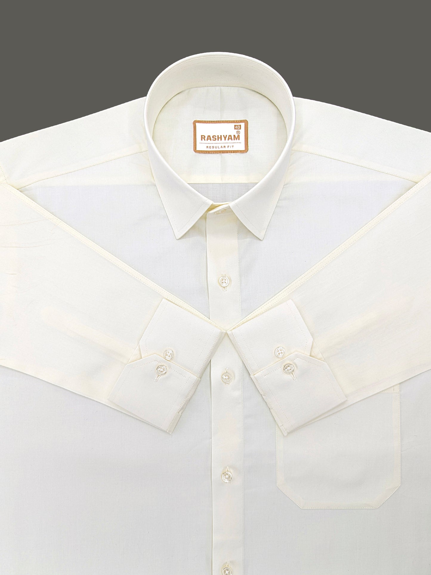 Avellino Luxurious Light Creamy Soft Cotton Shirt For Men