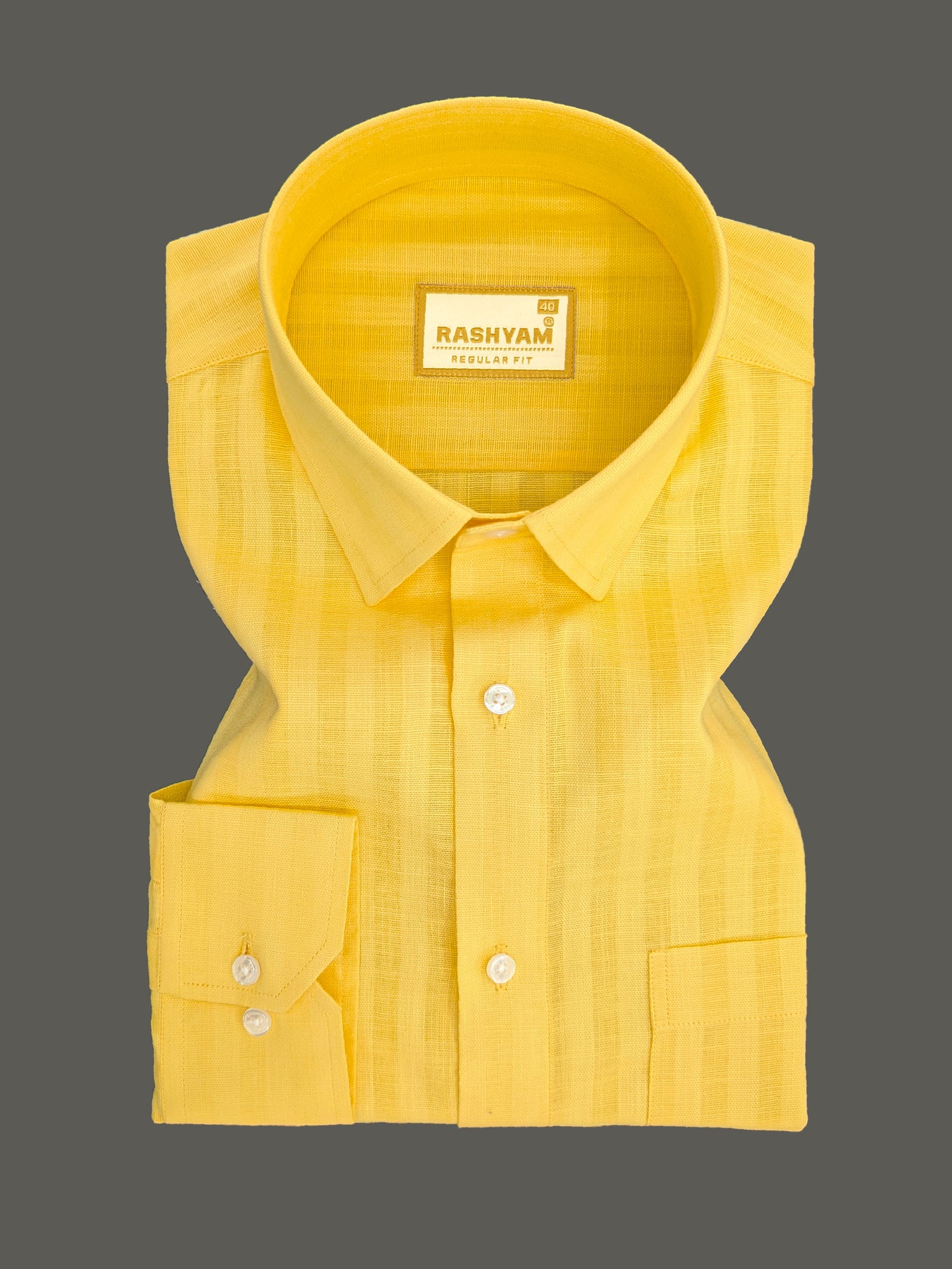 Yellow Line Luxurious Italian Linen Shirt