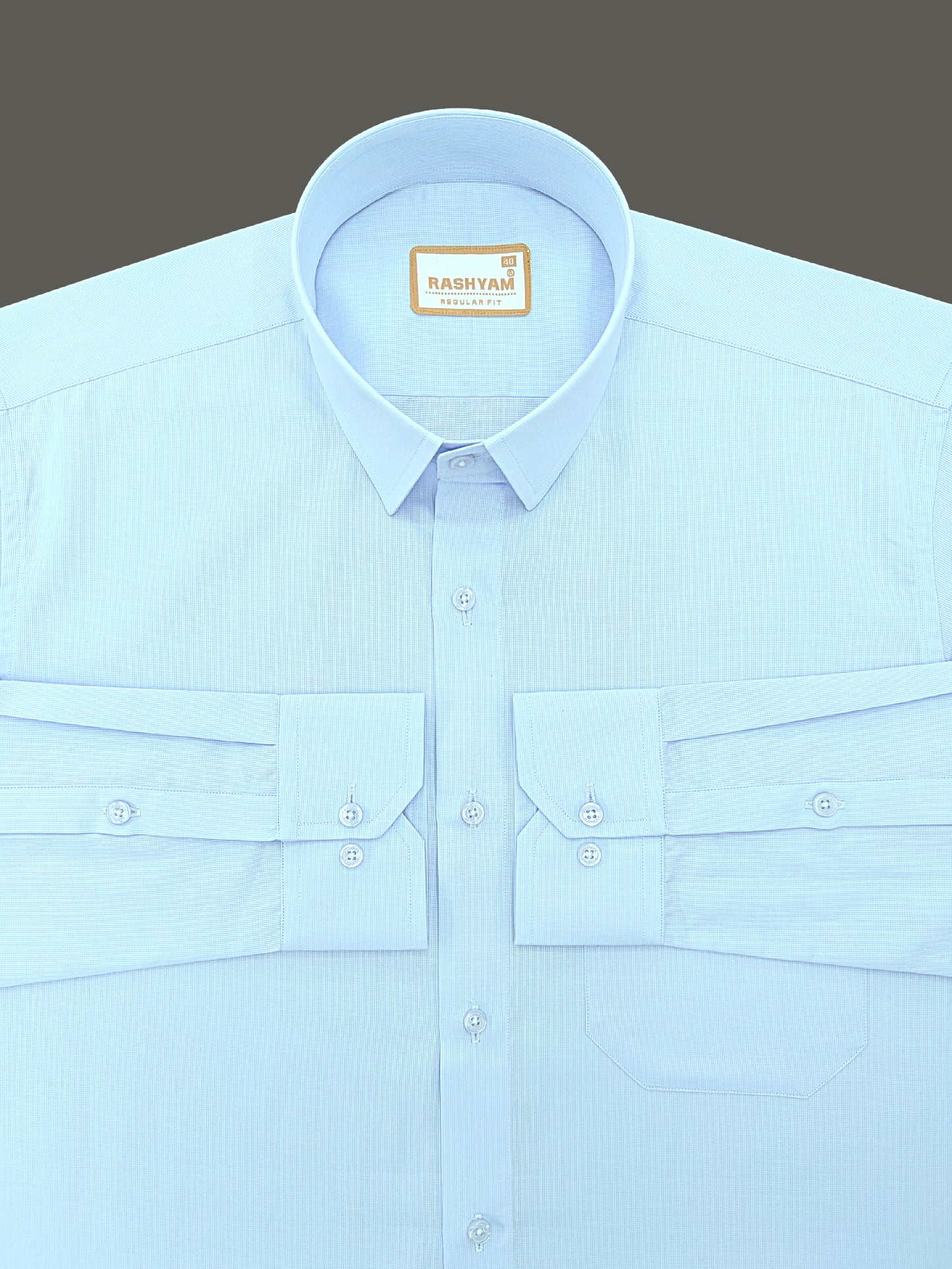 Casia Light Blue Premium Cotton Formal Shirt For Men