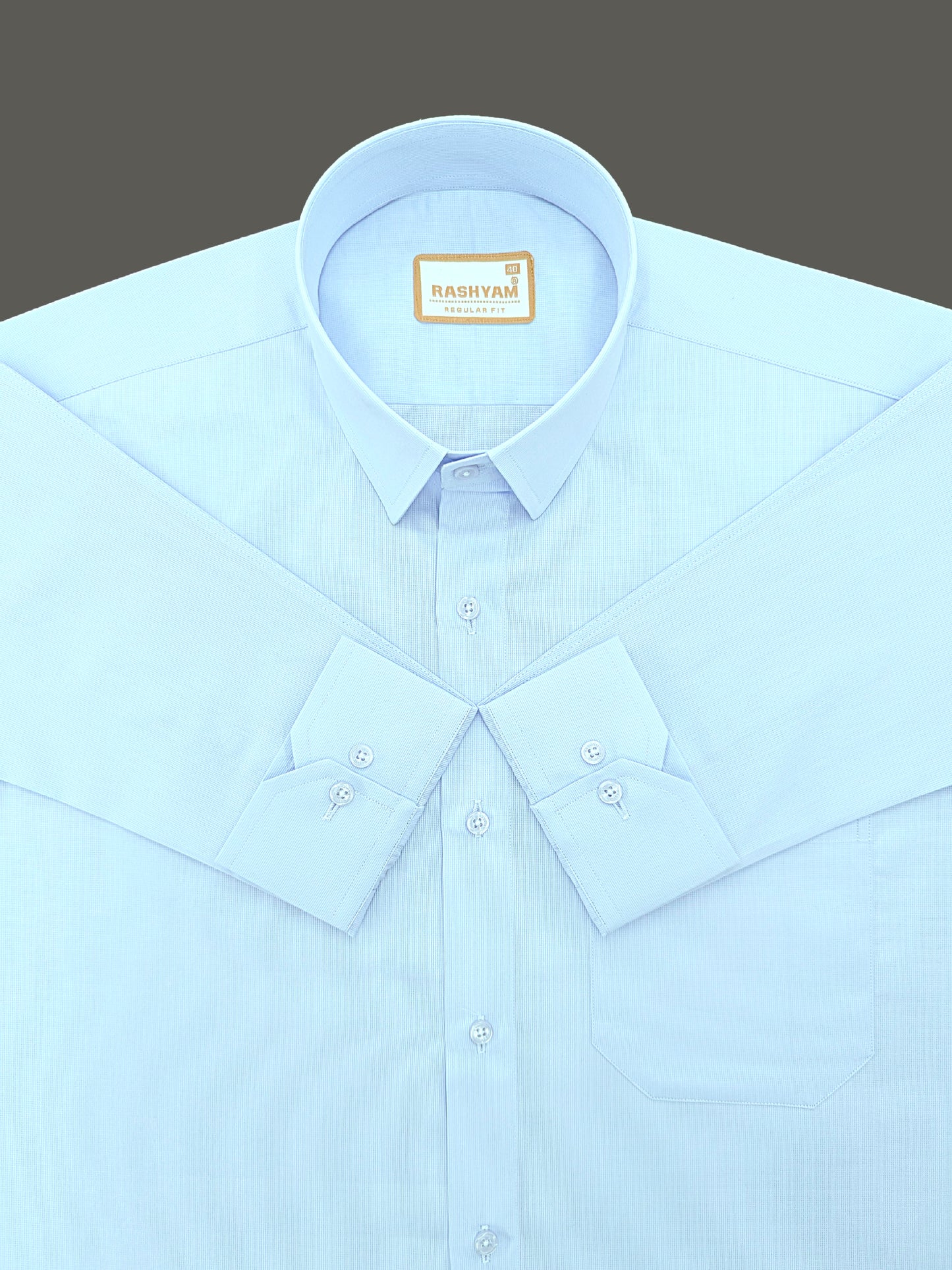 Casia Light Blue Premium Cotton Formal Shirt For Men
