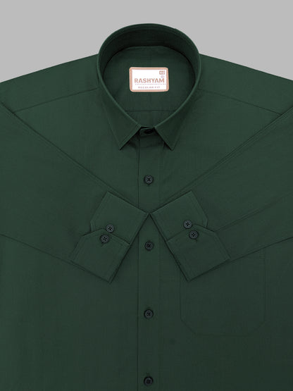 Finest Cotton Norvelle Teal Green Formal Shirt