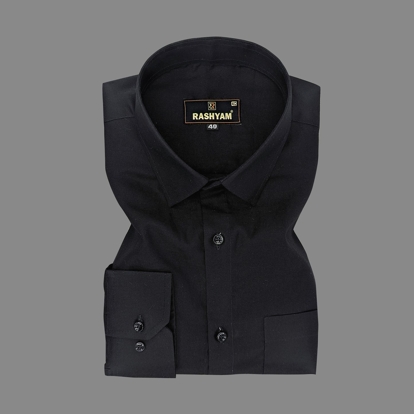 Black Supper Soft Premium Giza Cotton Formal Shirt