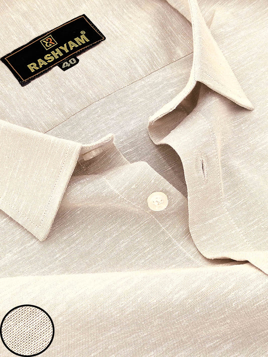 Finch Brown Italian Premium Linen Shirt Formal shirt for men