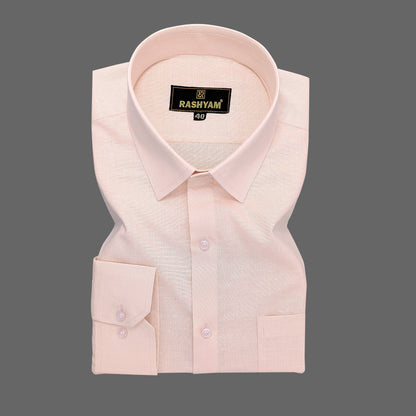Rose Gold Luxurious Italian Linen Shirt