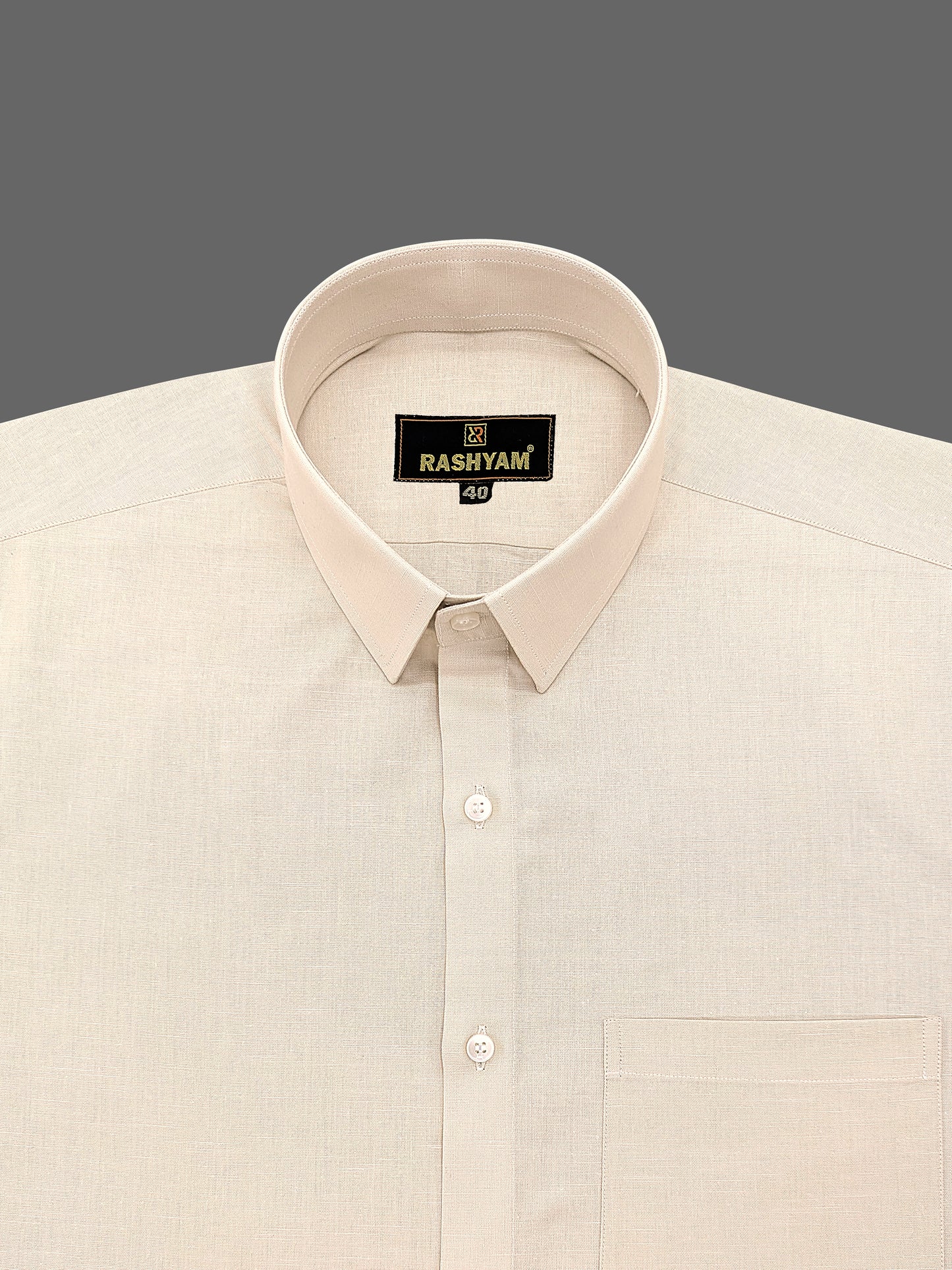 Barboni Brown Luxurious Italian Linen Shirt