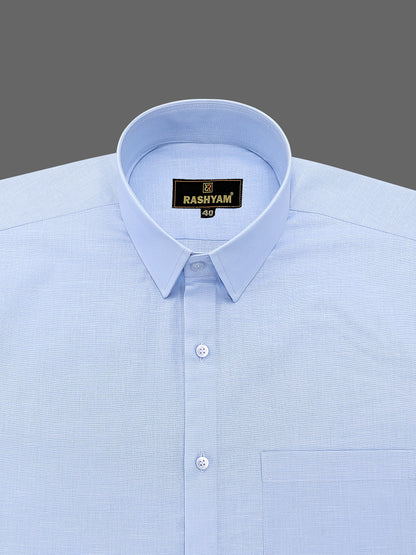 Italian Premium Linen Light Blue Formal shirt for men