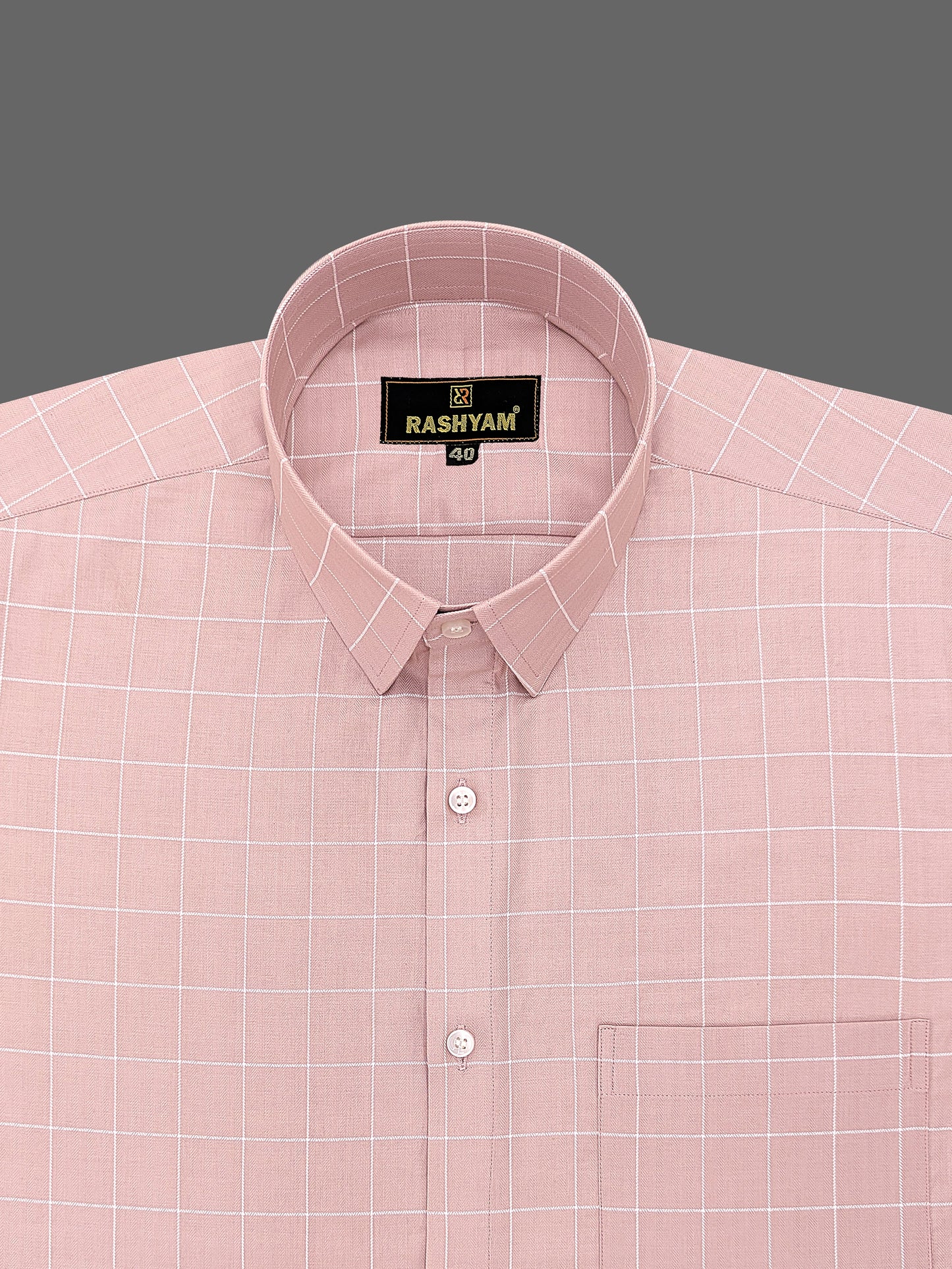 Cassino Cavern Pink Luxurious Soft Cotton Formal Shirt For Men