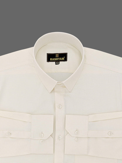 Bellagio Vanilla Luxurious Giza Cotton Shirt