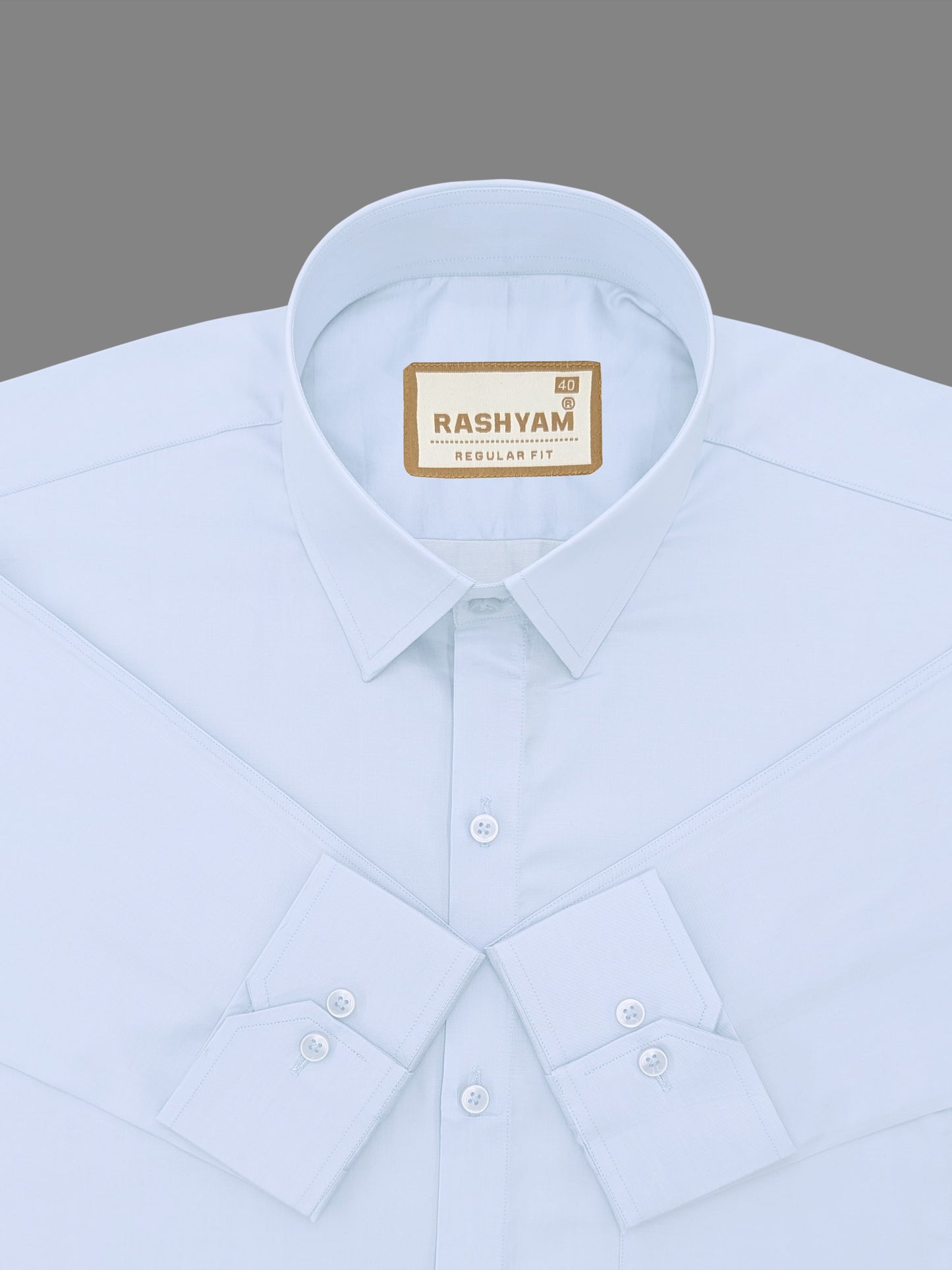 Spello Light Blue Premium Giza Cotton Formal Shirt