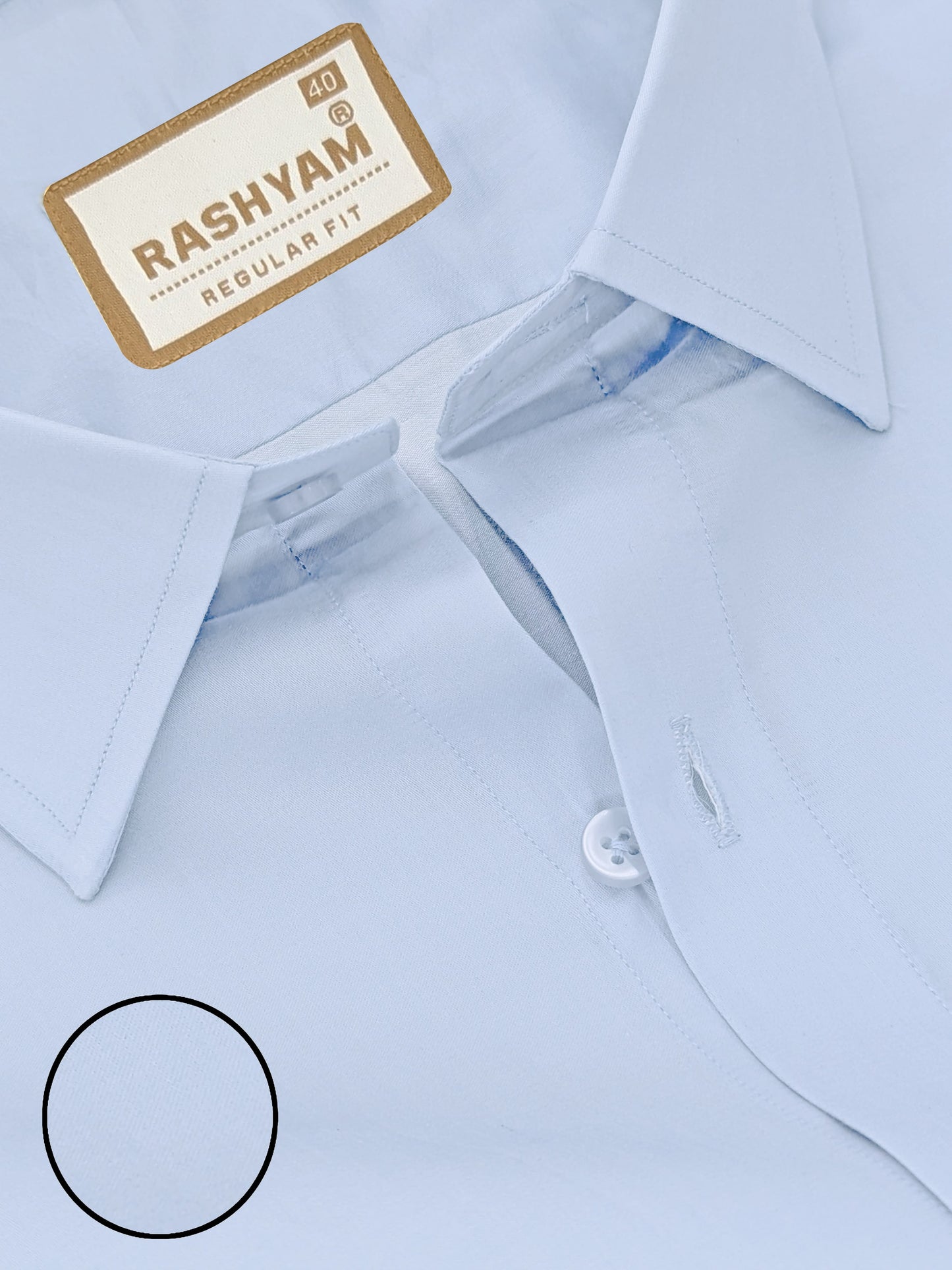 Spello Light Blue Premium Giza Cotton Formal Shirt