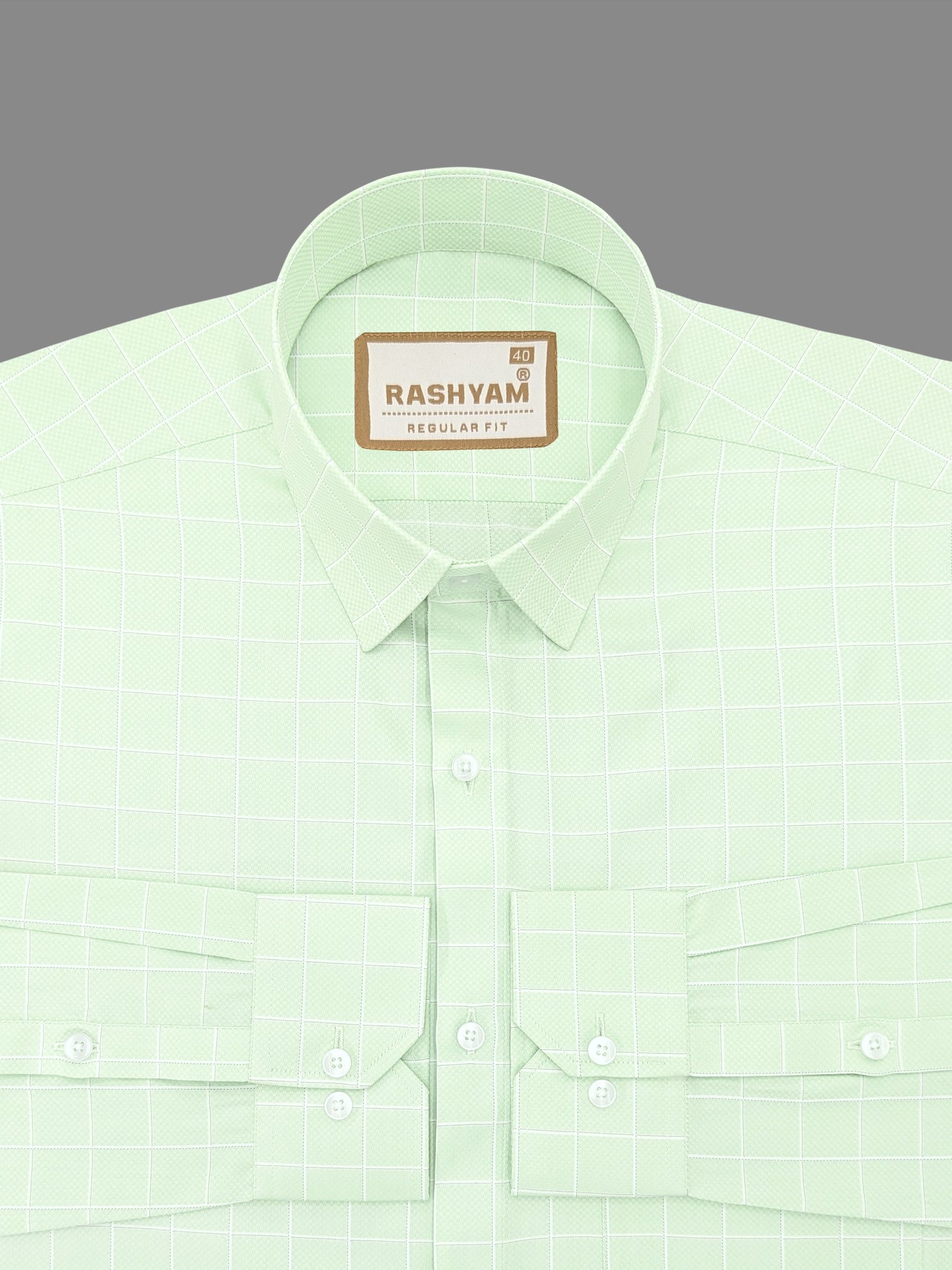 Dolcetto White Checks On Pista Premium Giza Cotton Shirt For Men