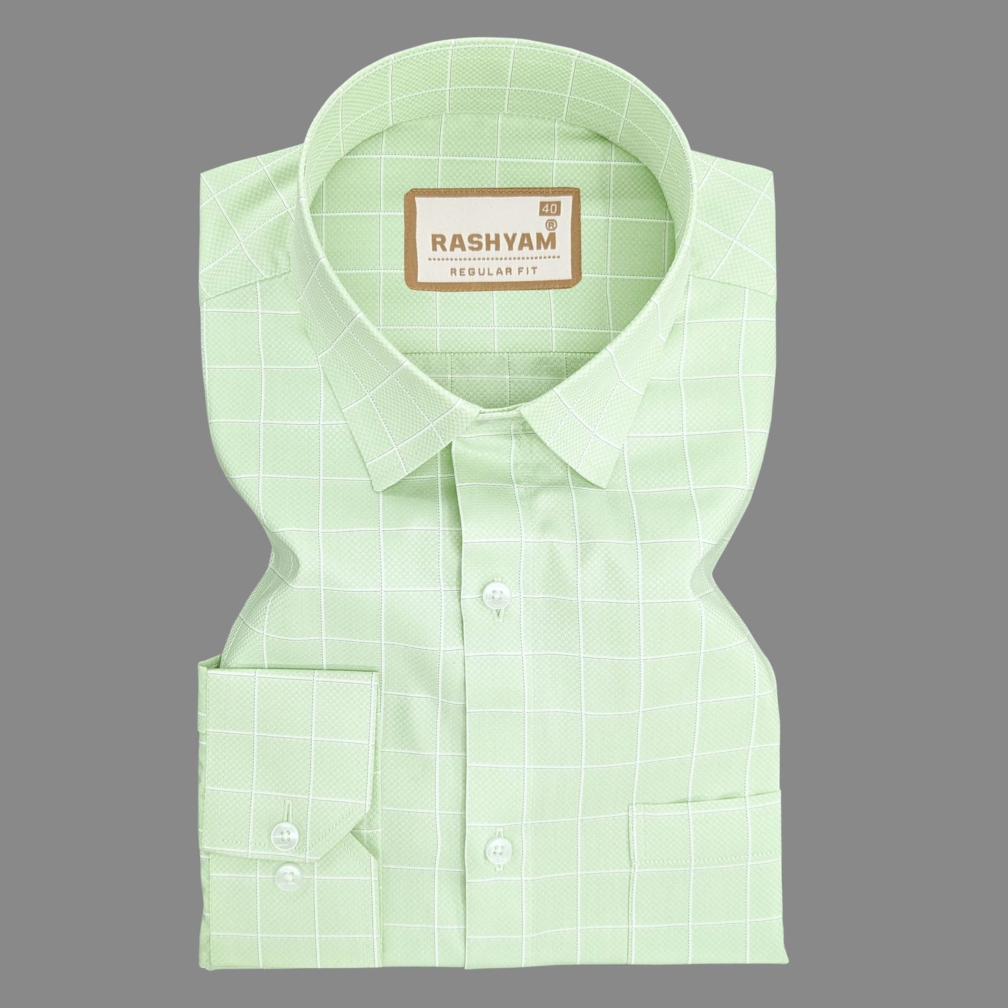 Dolcetto White Checks On Pista Premium Giza Cotton Shirt For Men