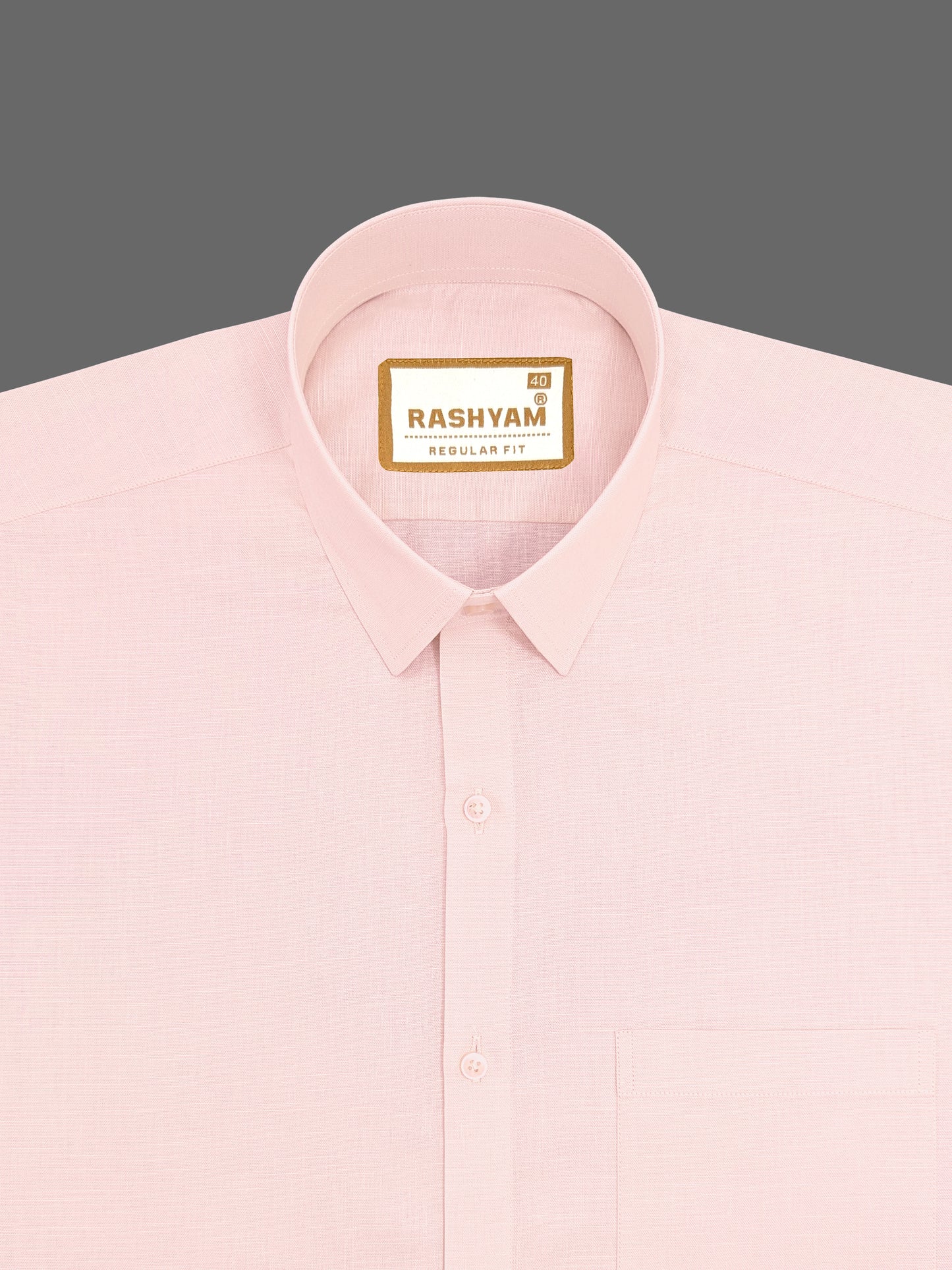 Rose Gold Luxurious Italian Linen Shirt