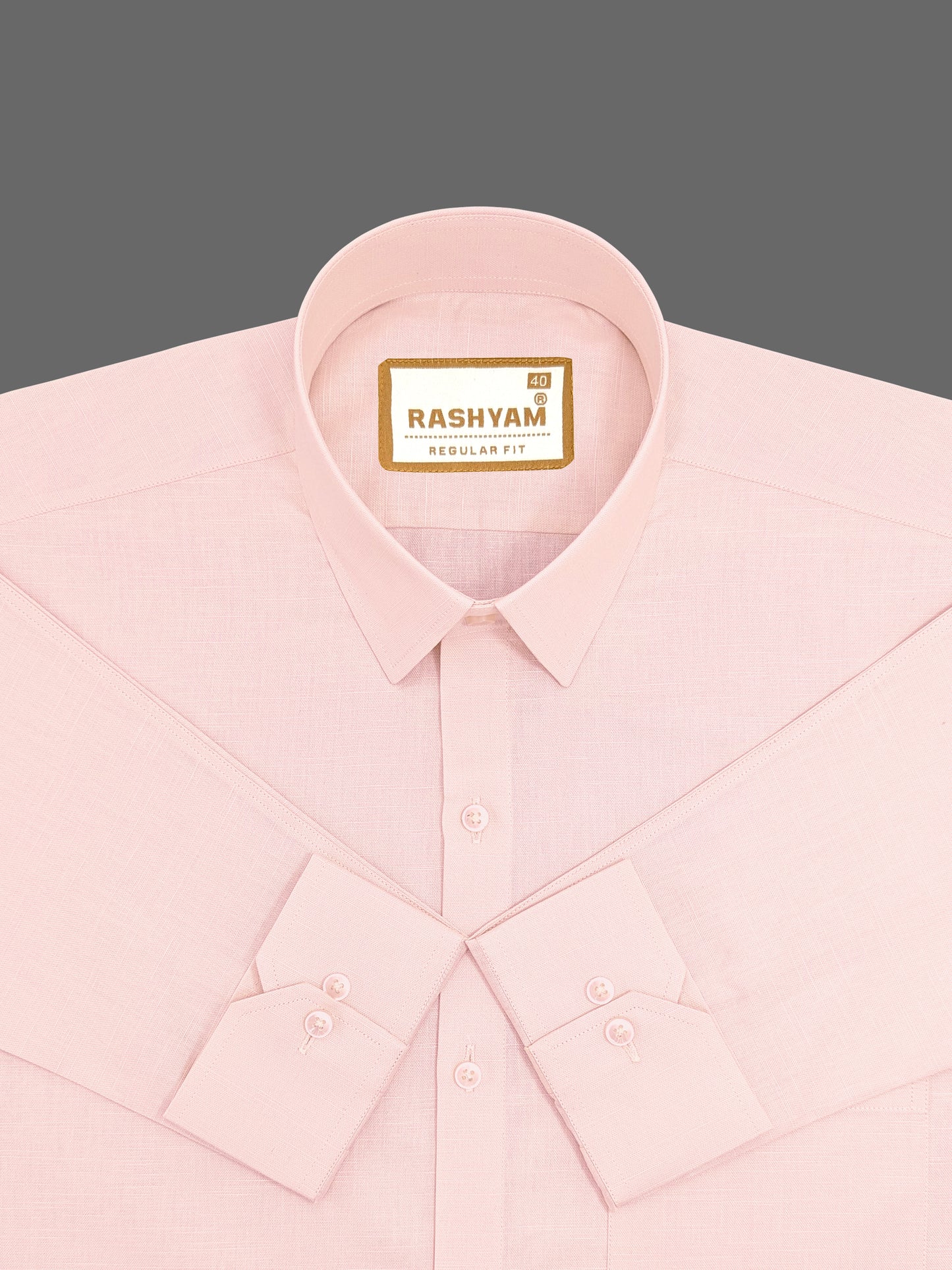 Rose Gold Luxurious Italian Linen Shirt