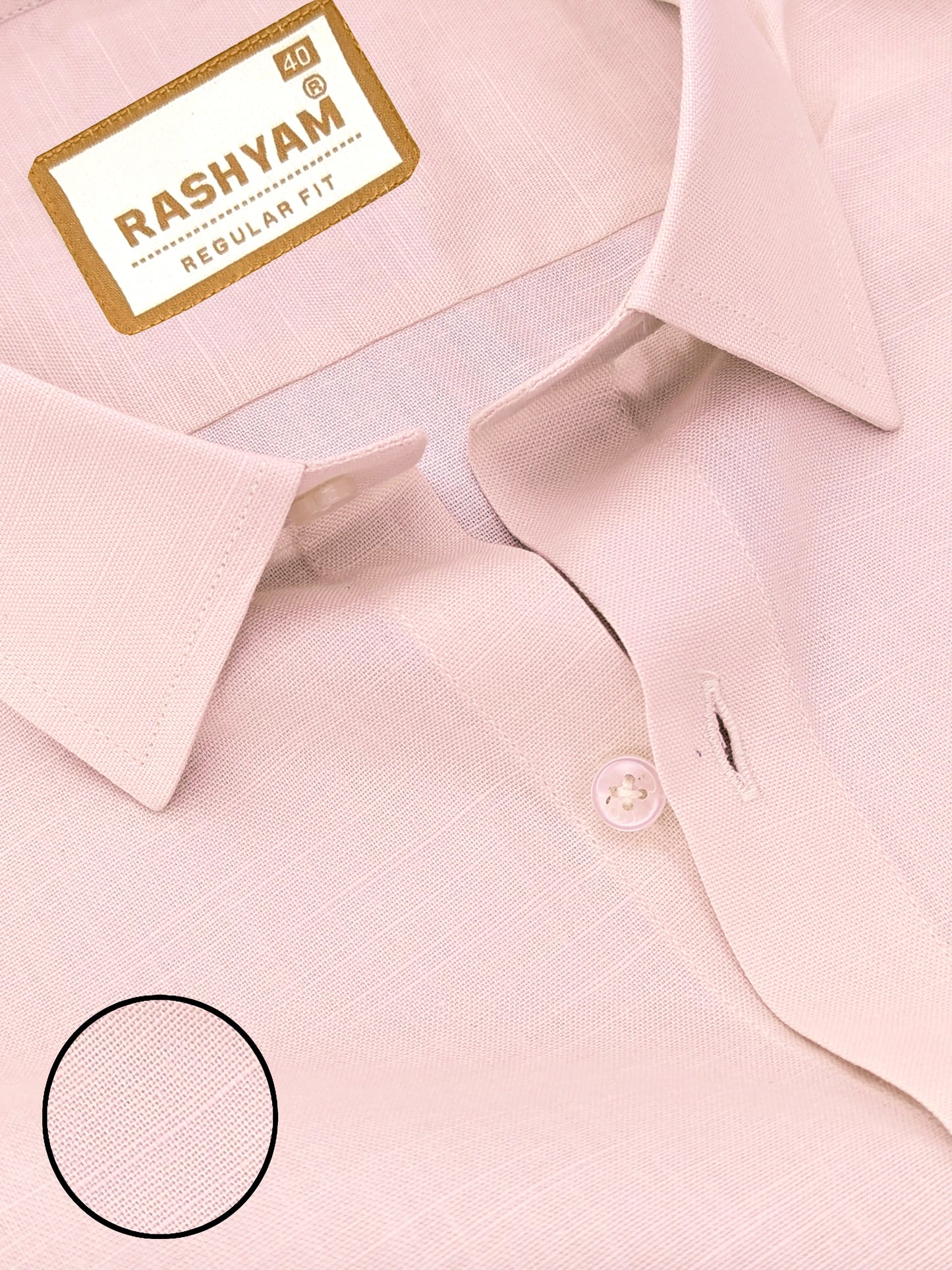 Rose Gold Luxurious Italian Linen Shirt