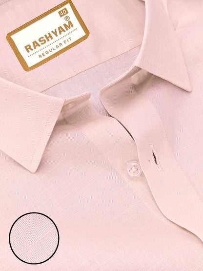 Rose Gold Luxurious Italian Linen Shirt