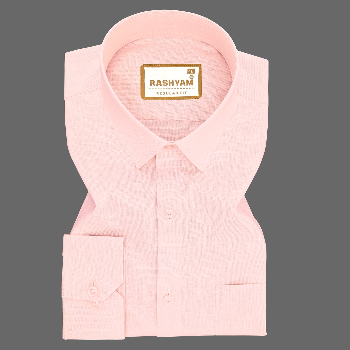 Rose Gold Luxurious Italian Linen Shirt