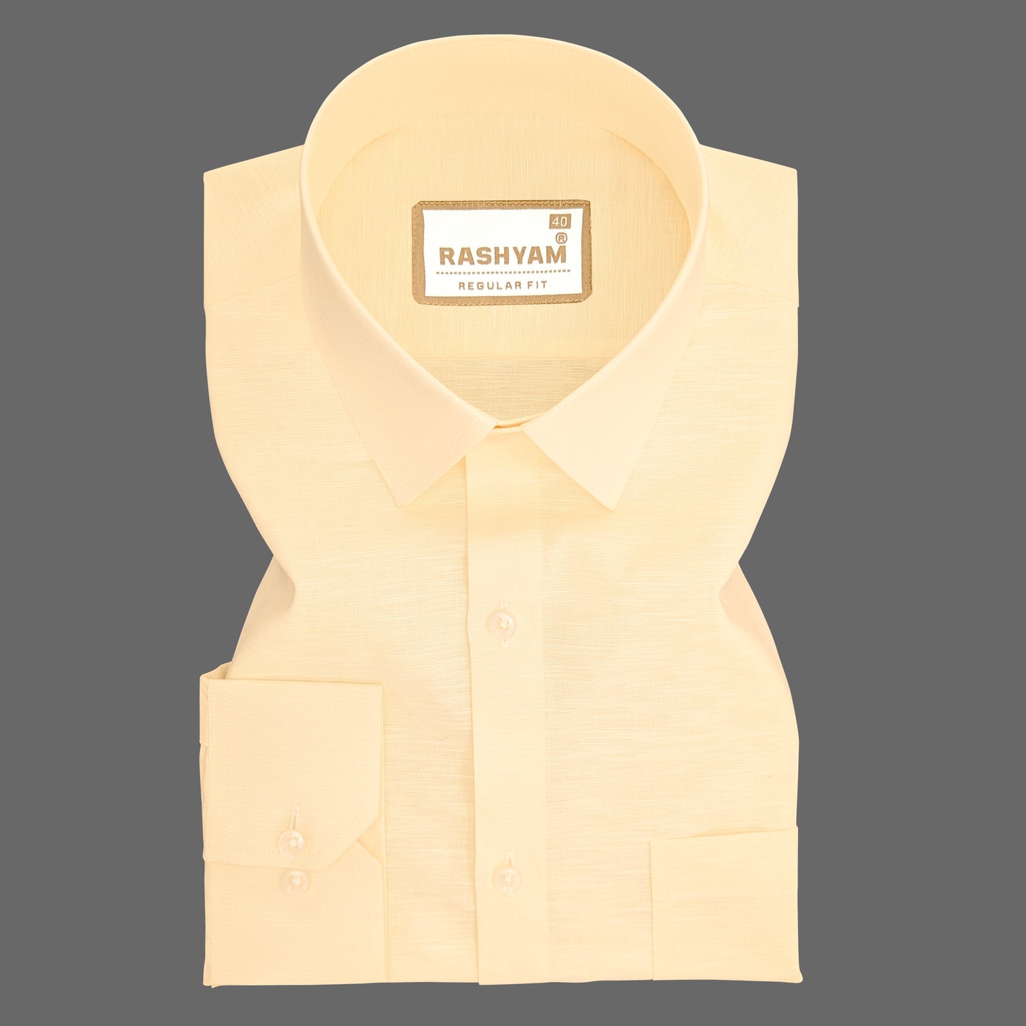 Barboni Creamy Yellow Luxurious Italian Linen Shirt