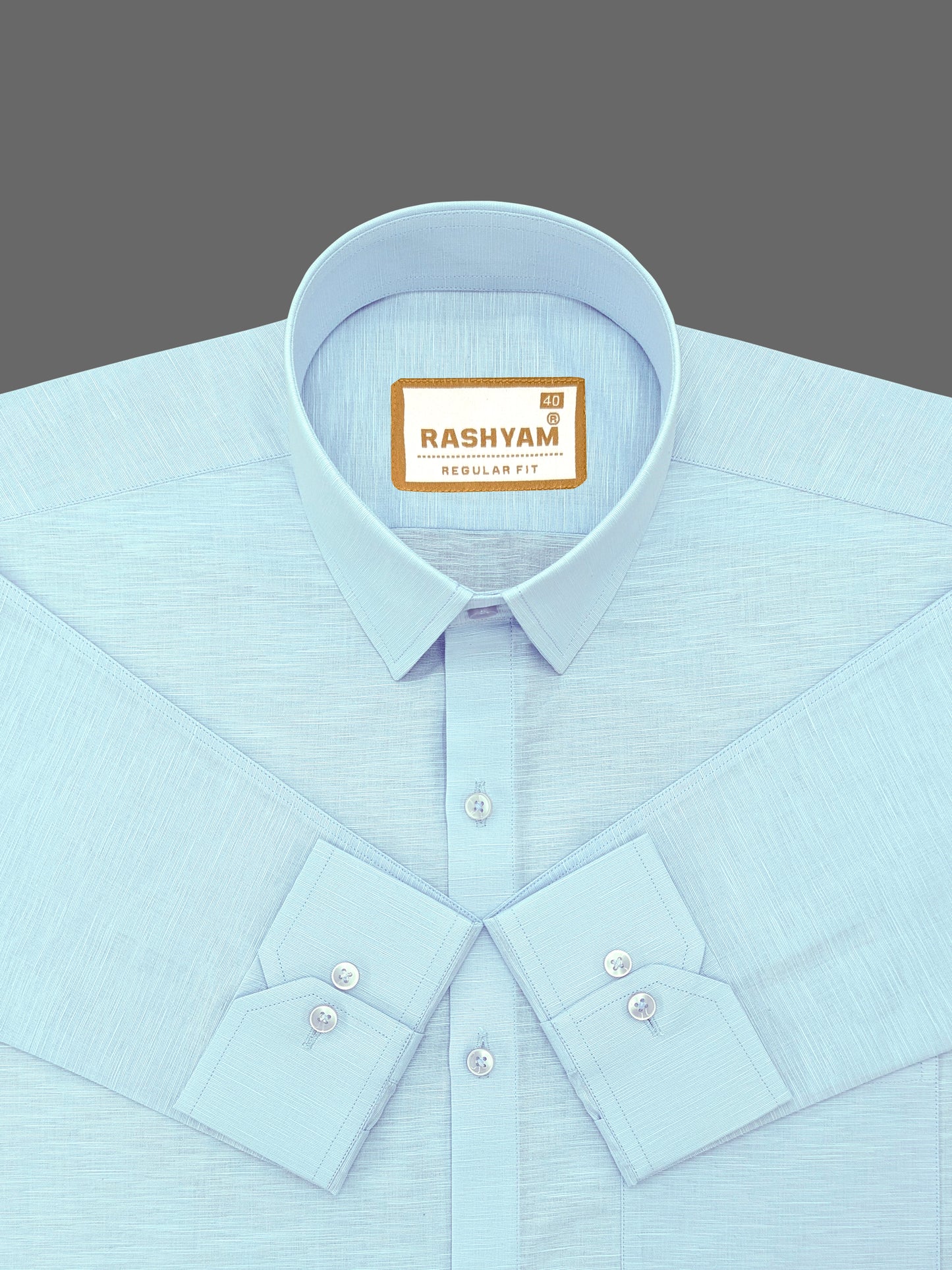 Italian Premium Linen Light Blue Formal shirt for men