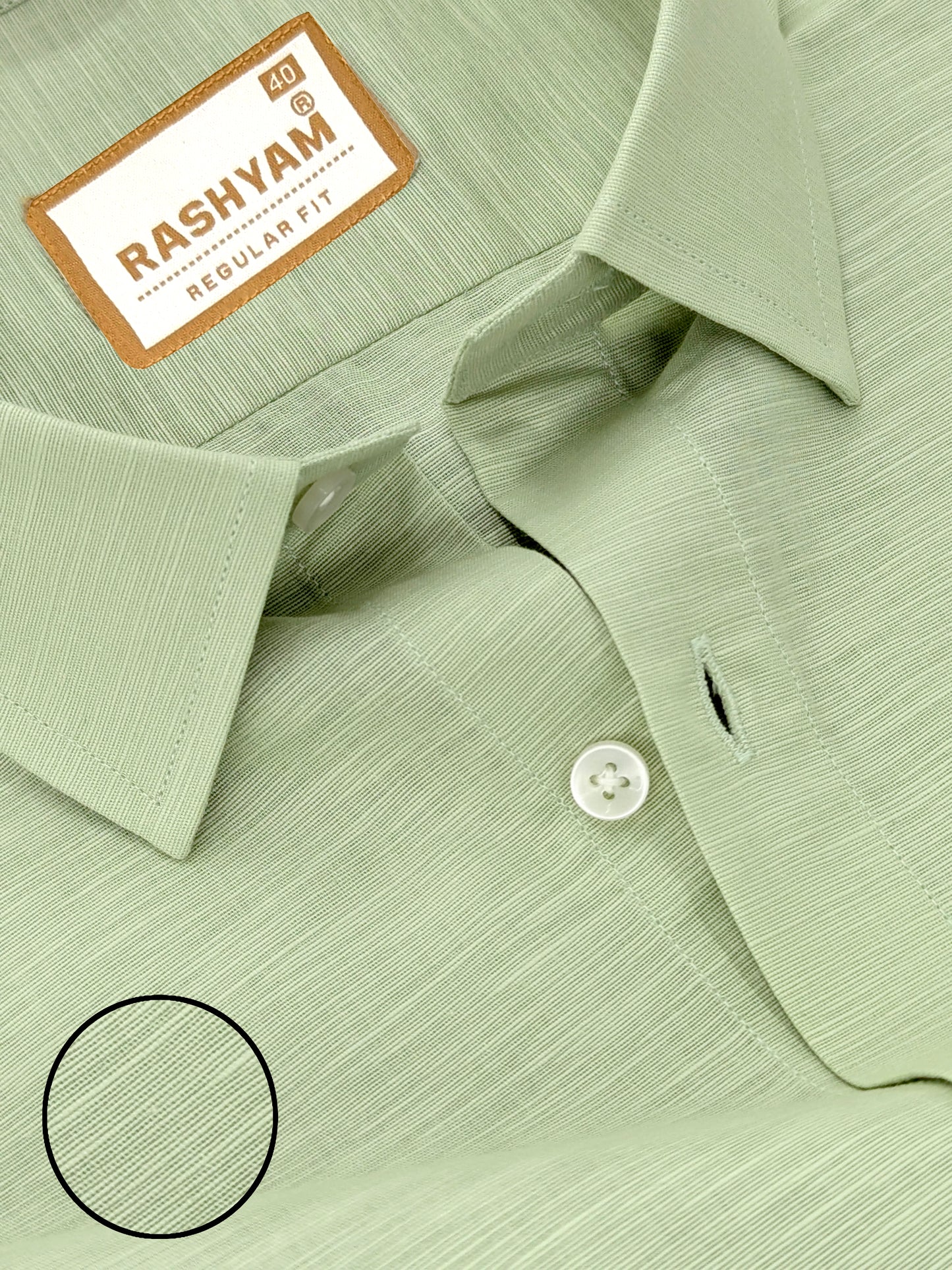 Barboni Finch Green Luxurious Italian Linen Shirt