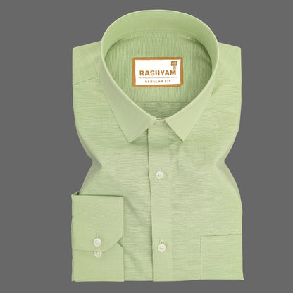 Barboni Finch Green Luxurious Italian Linen Shirt