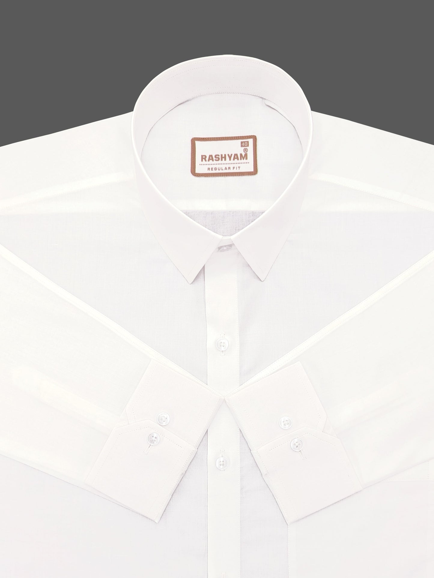 Bright White Premium Giza Cotton Shirt