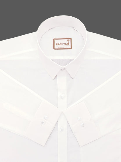 Bright White Premium Giza Cotton Shirt