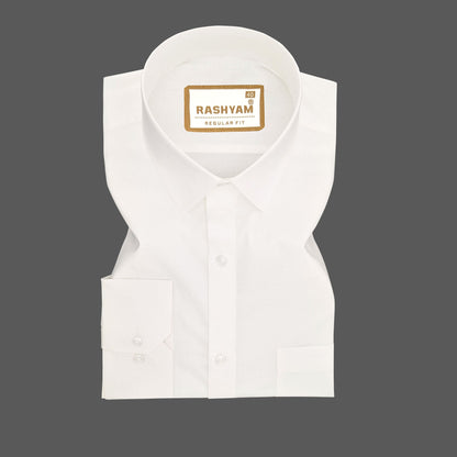 Bright White Premium Giza Cotton Shirt