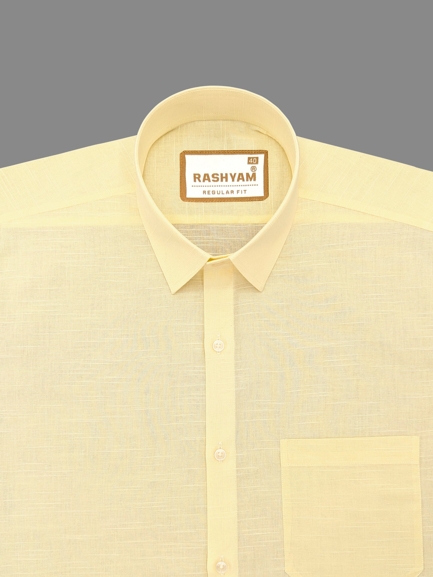 Light Cream Luxurious italian Linen Shirt