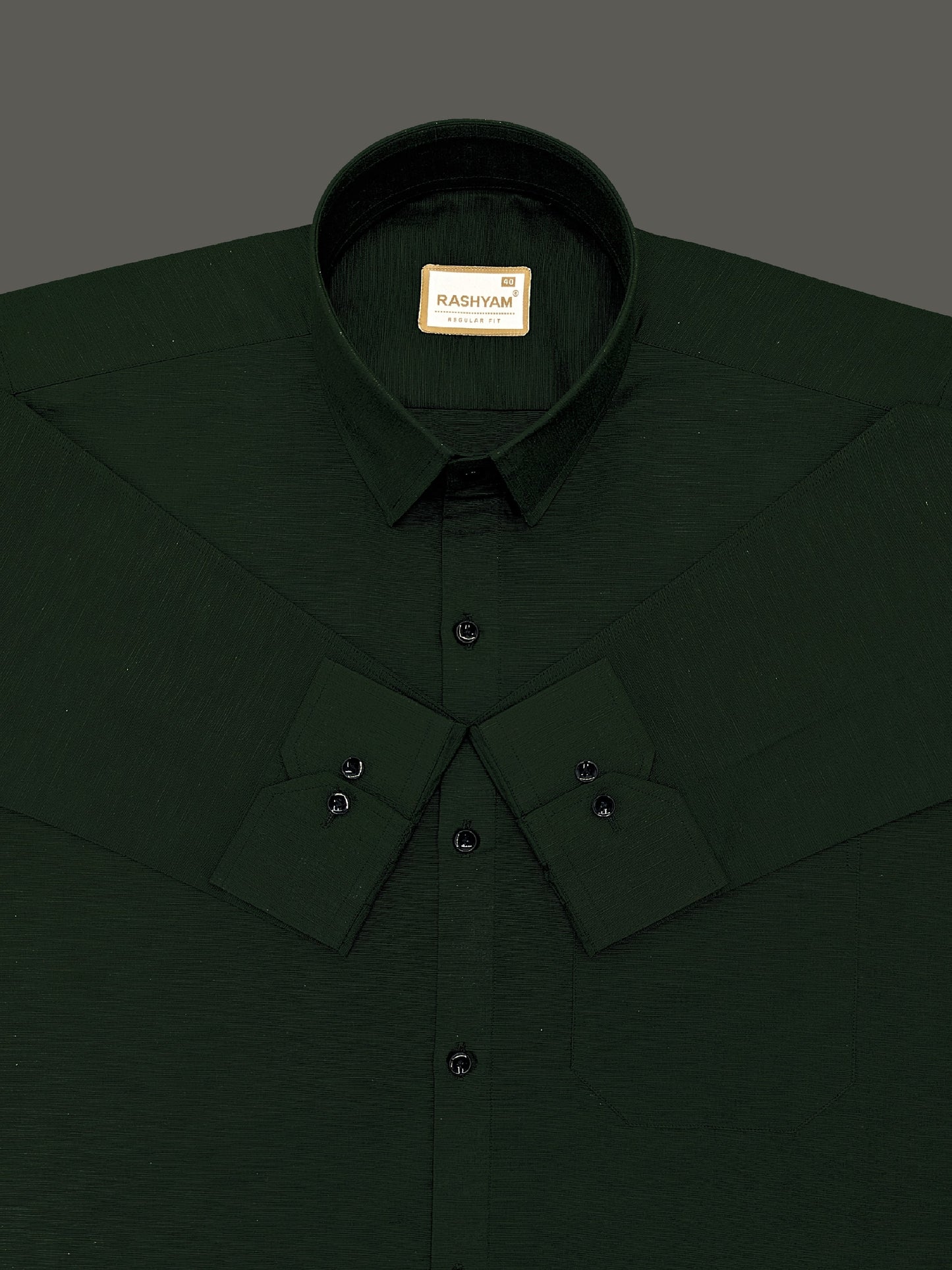 Barboni Dark Green Luxurious Italian Linen Shirt