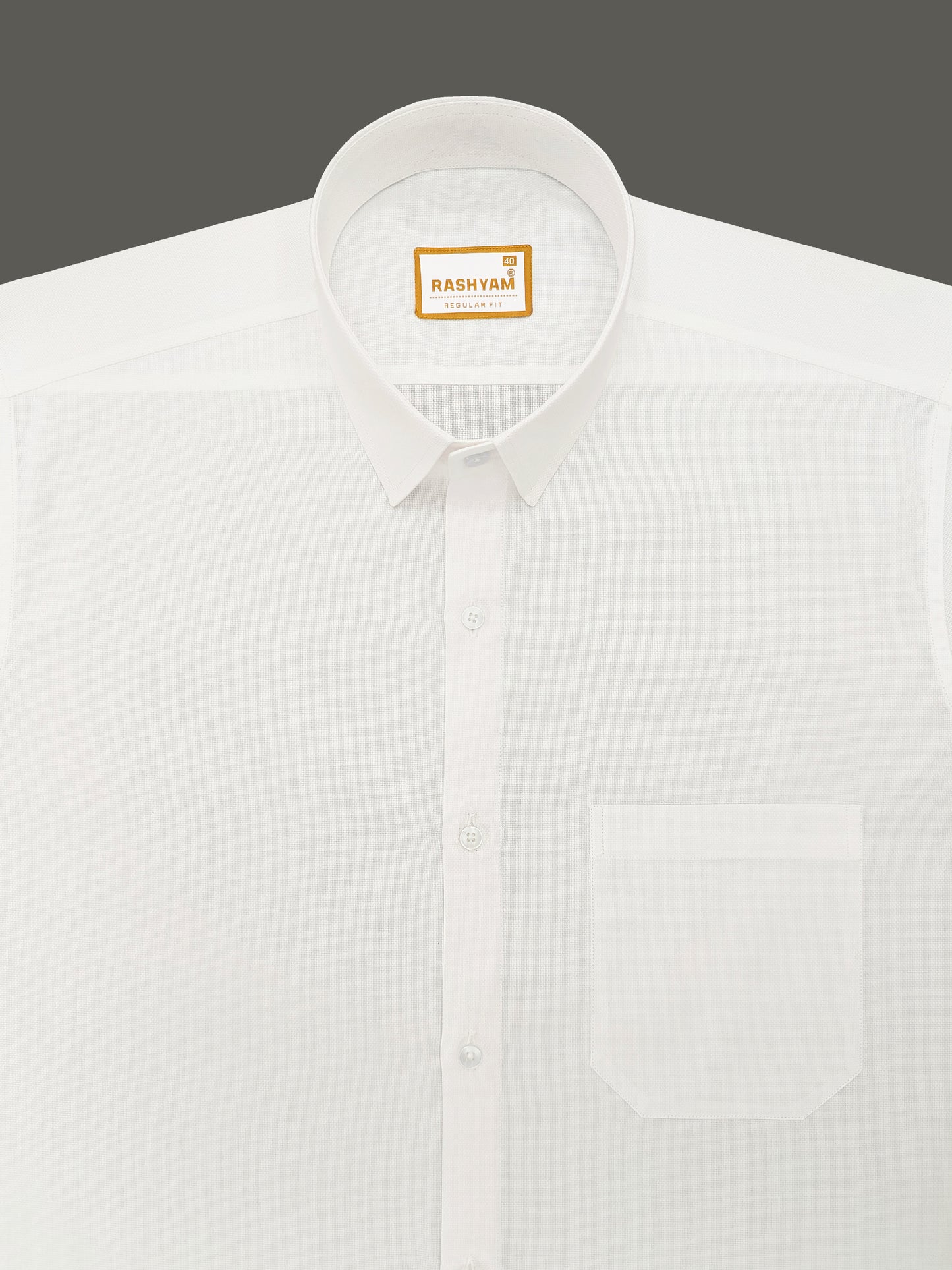 Faenza Luxury Cotton Egyptian Bright White Formal Shirt For men