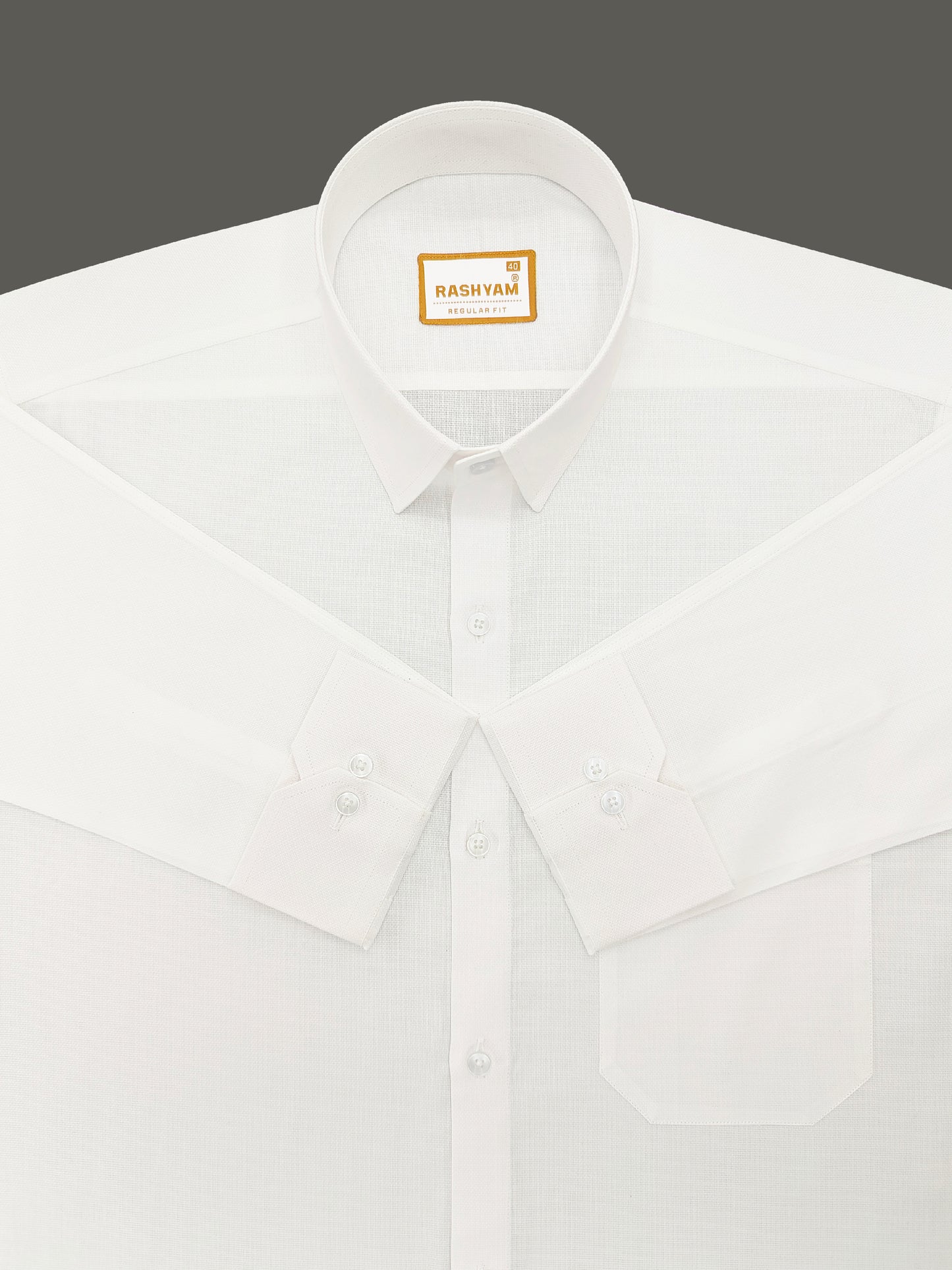 Faenza Luxury Cotton Egyptian Bright White Formal Shirt For men