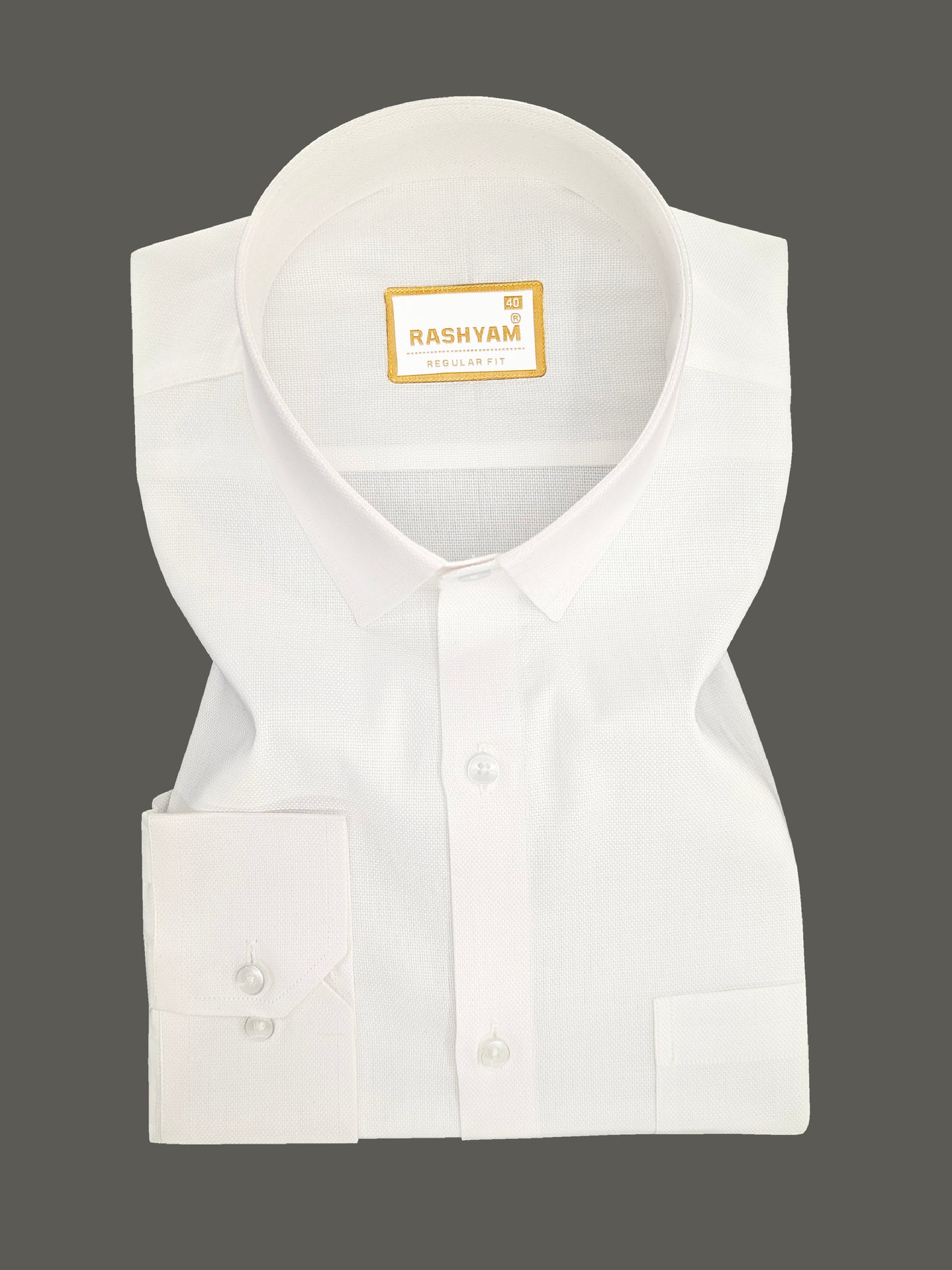 Faenza Luxury Cotton Egyptian Bright White Formal Shirt For men