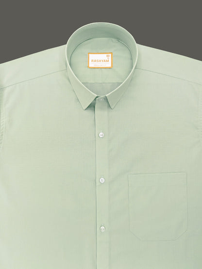 Faenza Premium Olivine Finest Cotton Formal Shirt For men