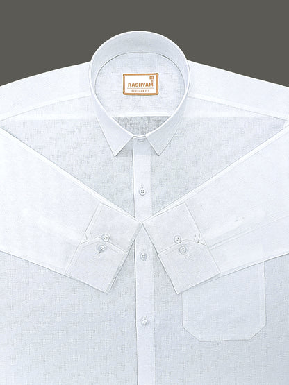 Lanciano Luxury Cotton Broken-Check Designer Formal Shirt For Men