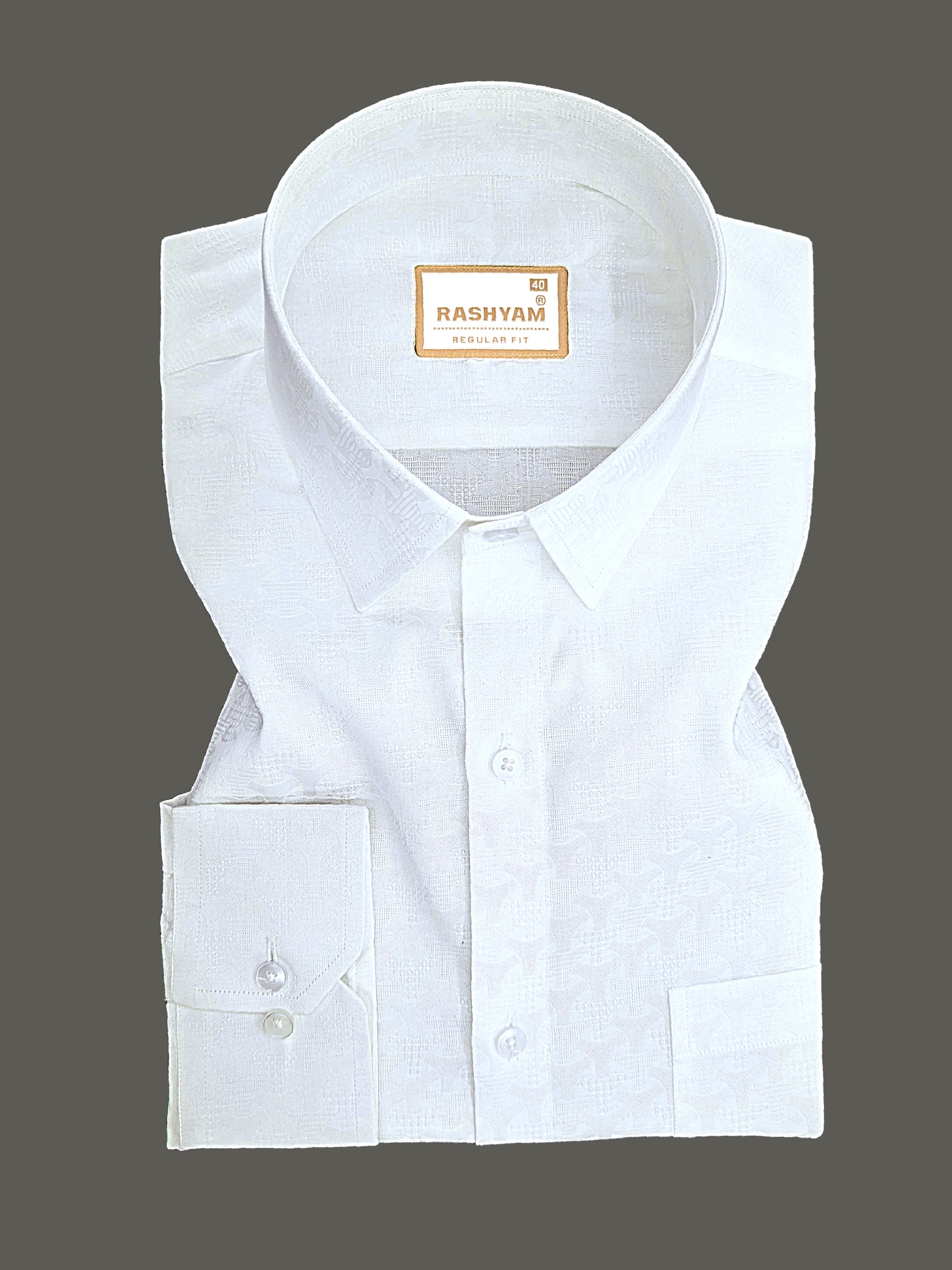 Lanciano Luxury Cotton Broken-Check Designer Formal Shirt For Men