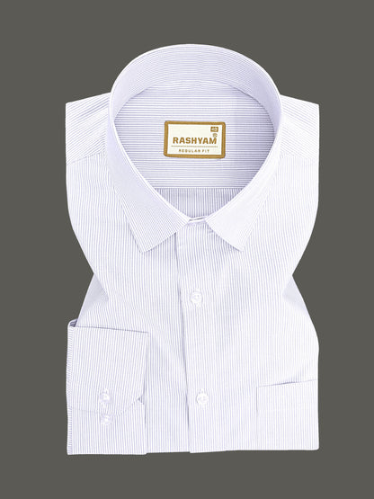 Corporate Luxury 100% Cotton Lavender Lining Formal Shirt for men