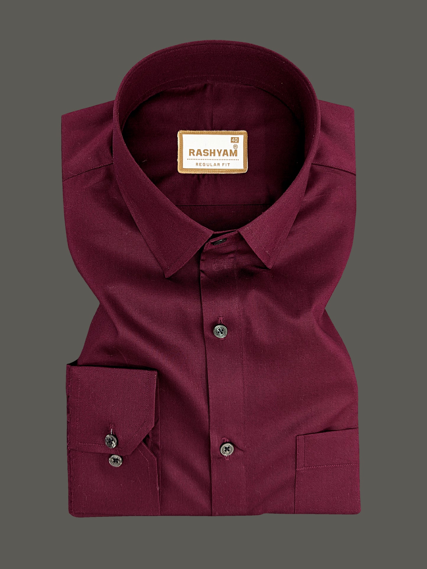 Avellino Luxurious Maroon Super Soft Cotton Shirt For Men