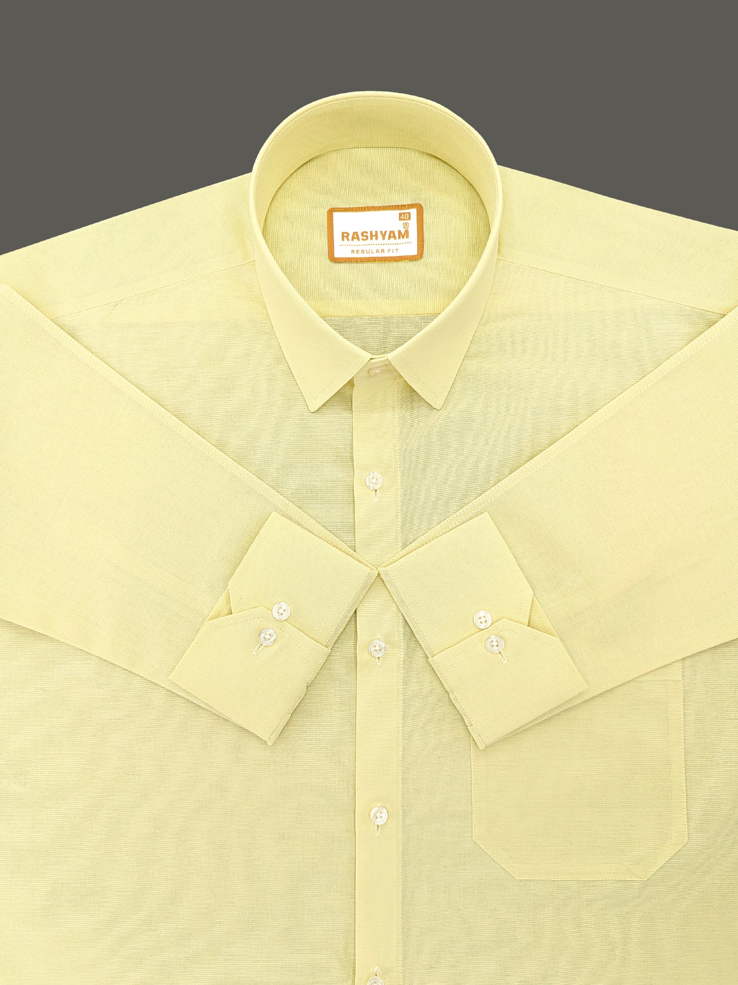 Pescara Yellow Luxurious Italian Linen Cotton Shirt