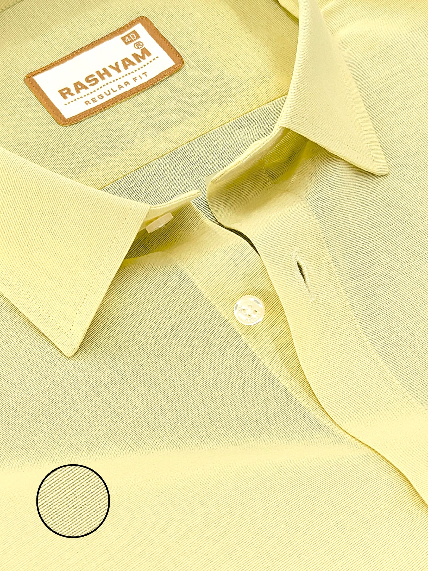 Pescara Yellow Luxurious Italian Linen Cotton Shirt