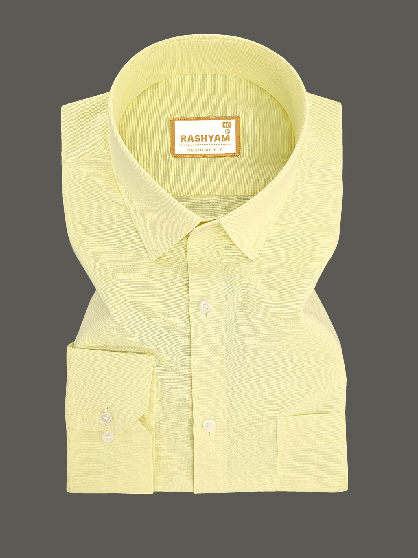 Pescara Yellow Luxurious Italian Linen Cotton Shirt