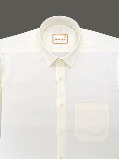 Avellino Luxurious Light Creamy Soft Cotton Shirt For Men