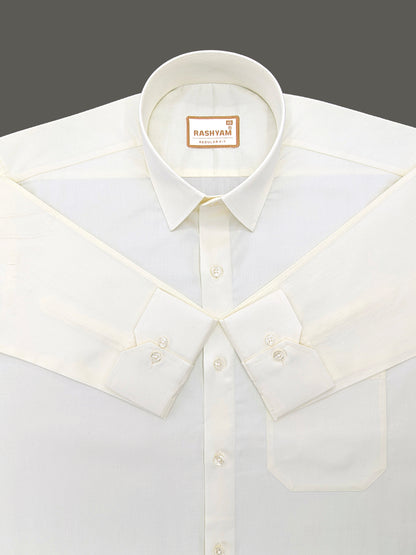 Avellino Luxurious Light Creamy Soft Cotton Shirt For Men