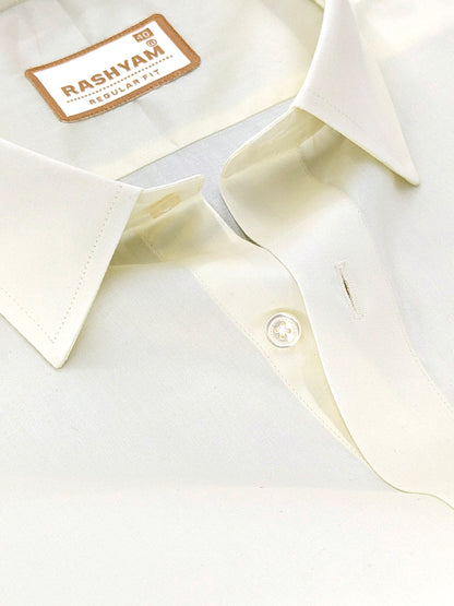 Avellino Luxurious Light Creamy Soft Cotton Shirt For Men