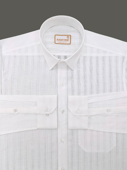 White Line Luxurious Italian Linen Shirt