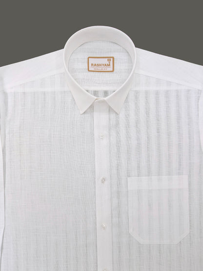 White Line Luxurious Italian Linen Shirt